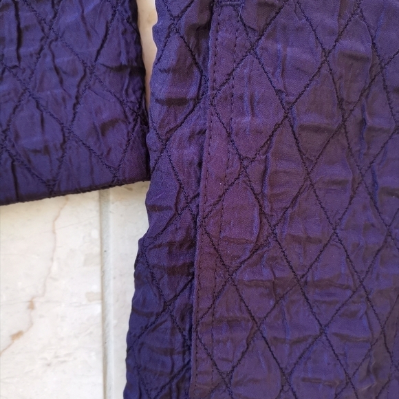 Lightweight PURPLE blazer jacket sz petite M - Picture 4 of 9